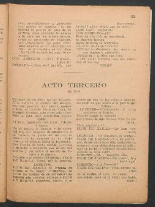Acto tercero : el río
