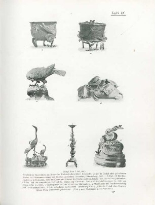 Tafel IX. [Diverse Bronzen]