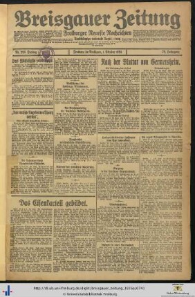 Nr. 228-253 (Oktober 1926)