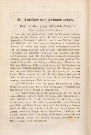 Paolo Bernabò's grosse orientalische Menagerie