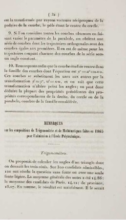 Remarques.