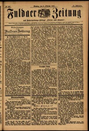 Ausgabe vom Montag, den 05. Oktober 1896.