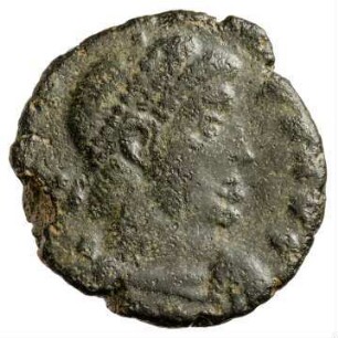 Münze, Aes 4, 364 - 378 n. Chr.?