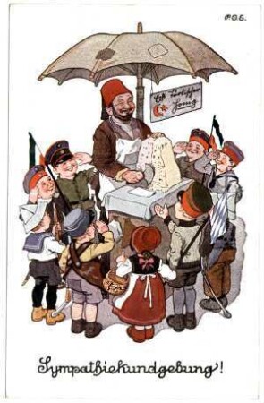 Kriegspostkarte Nr. 41, "Sympathiekundgebung!"