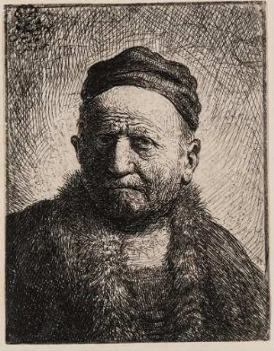 Kopf eines Mannes von vorn