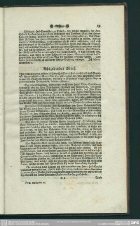 Achtzehender Brief