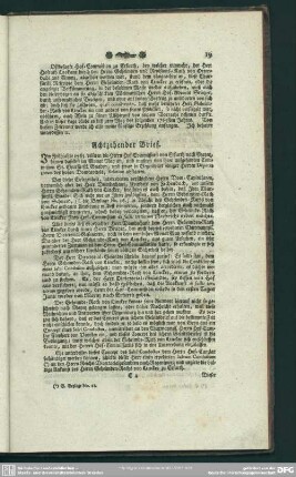 Achtzehender Brief