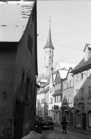 Leutkirch: Straße mit Turm