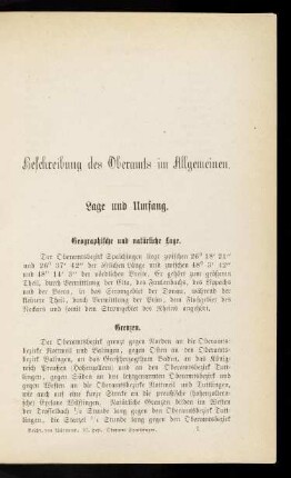 1-204, Beschreibung des Oberamts im Allgemeinen