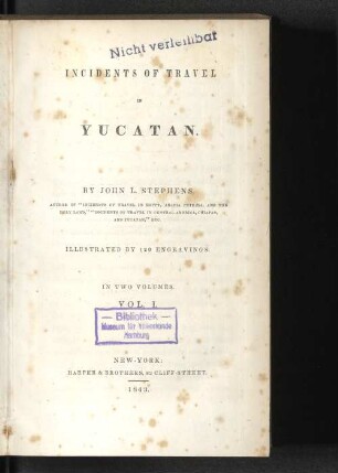 1: Incidents of travel in Yucatan