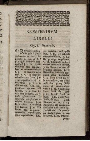Compendium libelli.