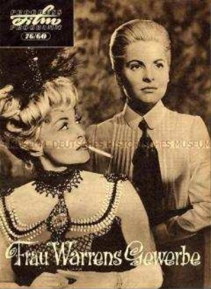 Filmprogramm: Frau Warrens Gewerbe