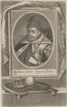 Bildnis von Stephanus Bathori, König von Polen
