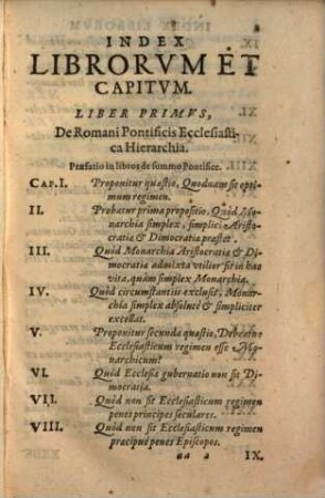 Disputationes Roberti Bellarmini Societatis Iesv, De Controversiis Christianae Fidei, Adversvs huivs temporis Haereticos : Tribus Tomis comprehensae, 1,3