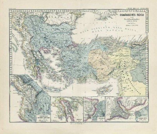 Osmânisches Reich und Nachbarländer 1391 bis 1452
