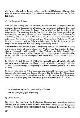 3. Tatbestandsmerkmal des 'berufsmäßigen' Raubes und der 'berufsmäßigen' Erpressung