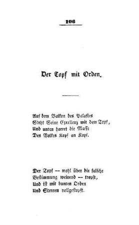 Der Topf mit Orden