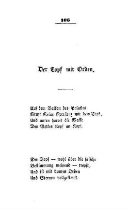 Der Topf mit Orden