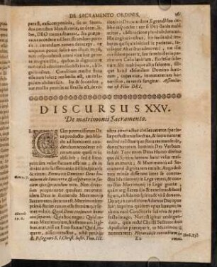 361-376, Discursus XXV. De matrimonii Sacramento.