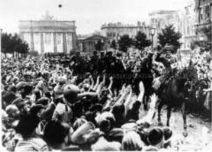 Parade der Wehrmacht in Berlin nach dem Sieg über Frankreich