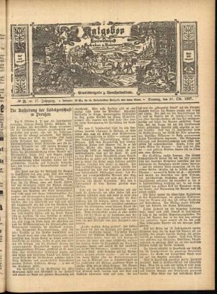 Ausgabe vom Sonntag, den 27. Oktober 1907.