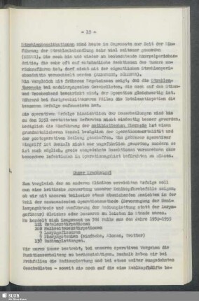 E. Unser Krankengut