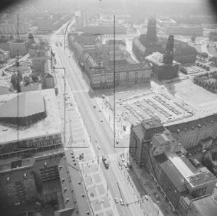 Altmarkt von Dresden : Blickrichtung Südosten