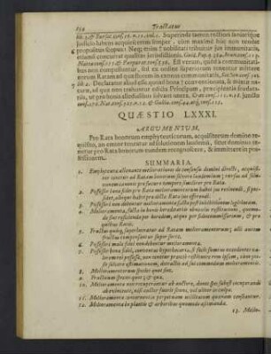 Quaestio LXXXI. / Quaestio C.