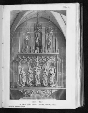 Tafel 11: Lautern Altar. Ansicht.