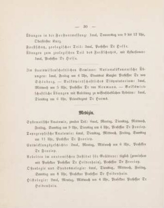 30-34, Medizin