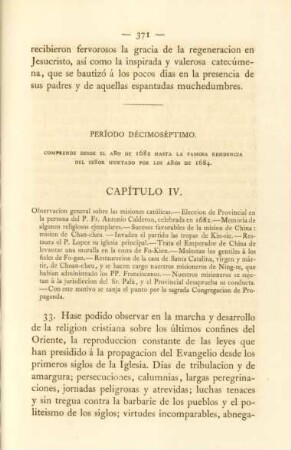 Período décimoséptimo. Comprende desde el ano de 1682 hasta la famosa residencia del senor Hurtado por los anos de 1684