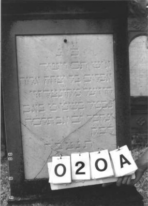 Grabstein 20A