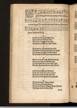 Lied: Christ König Gott unser Heiland
