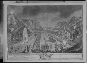 Das Bergwerks-oder Saturnusfest im Plauenschen Grund am 26. September 1719, Parade der Bergleute