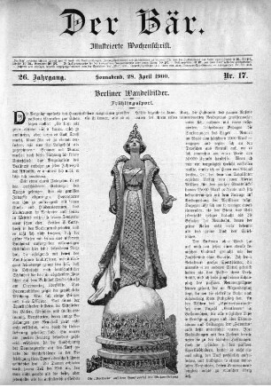 Sonnabend, 28. April 1900 Nr, 17
