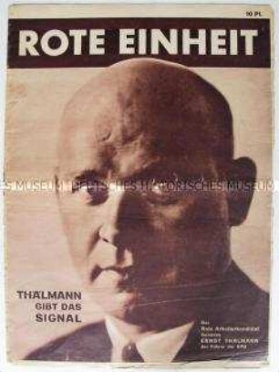 Sonderdruck der KPD zur Reichspräsidentenwahl 1932