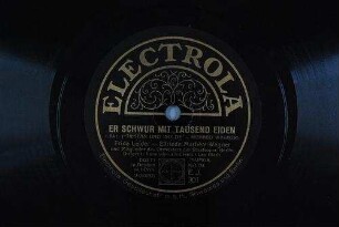 Er schwur mit Tausend Eiden : 1. Akt; ("Tristan und Isolde") / (Richard Wagner)