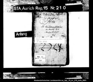 Dienstvernachlässigungen der Unterbedienten des Auricher Amts