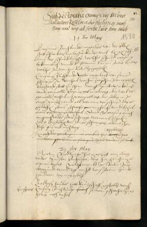 Sommerhalbjahr 1530. Rektorat Balthasar Käuffelin