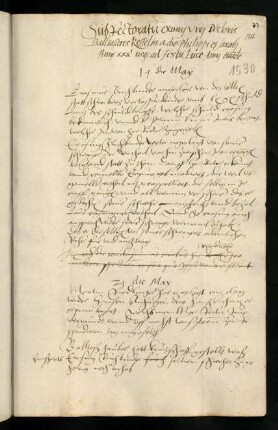 Sommerhalbjahr 1530. Rektorat Balthasar Käuffelin