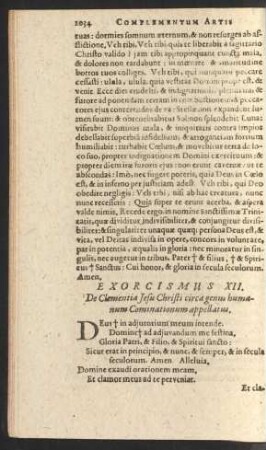 Exorcismus XII.