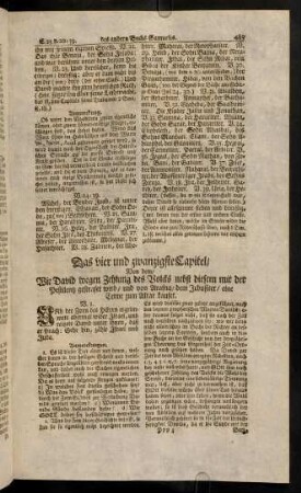 485-494, Das vier und zwanzigste Capitel