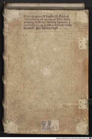 Petri Boerii commentarius in regulam S. Benedicti cum (f. 230) ipsa regula - BSB Clm 18151