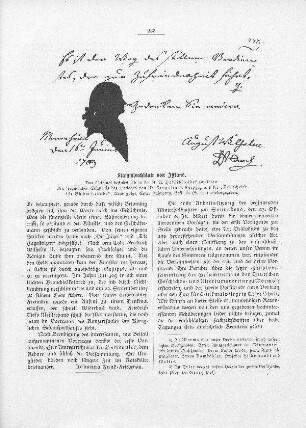 Stammbuchblatt von Iffland