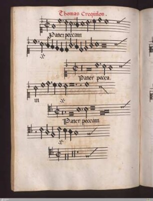 Thomas Crequilon : Pater peccavi