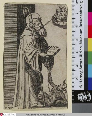 [St. Bernard; St. Bernard; Der Heilige Bernhard von Clairvaux]