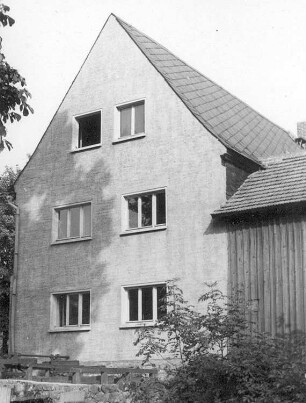 Frankenthal. Hustemühle mit Wasserrad, noch in Betrieb