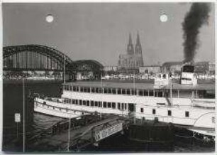 Köln, Hohe Domkirche St. Petrus und Hohenzollernbrücke