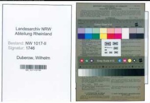 Entnazifizierung Wilhelm Duberow , geb. 15.09.1894 (Kaufmann)