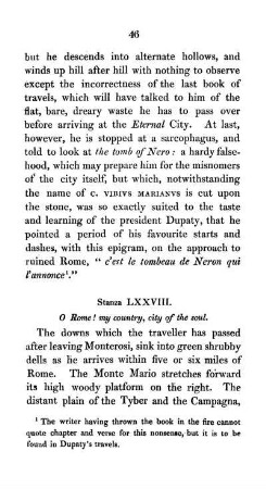 Stanza LXXVIII. [The Approach to Rome]